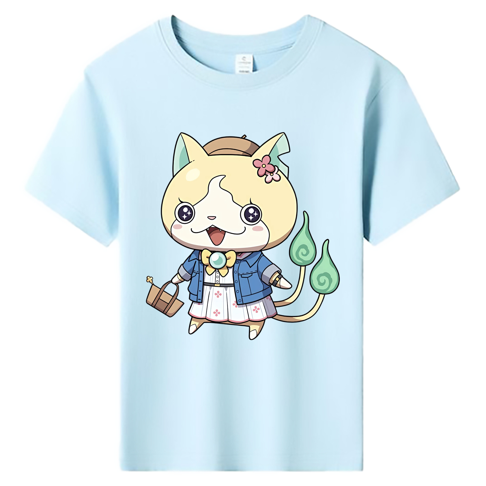 （画像用） 妖怪ウォッチ Yo-kai Watch 綿100％キッズTシャツ（フロントプリント）